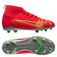 Nike Mercurial Superfly 8 Club MG Spectrum - Rood/Zilver Kinderen Nike Mercurial Superfly 8 Club MG Spectrum - Rood/Zilver Kinderen