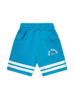 Off-White Kids short en jersey à logo imprimé - Bleu - thumbnail