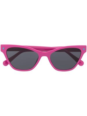 Chiara Ferragni lunettes de soleil CF 1020/S à monture papillon - Rose