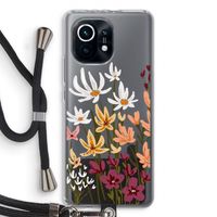Painted wildflowers: Xiaomi Mi 11 Transparant Hoesje met koord