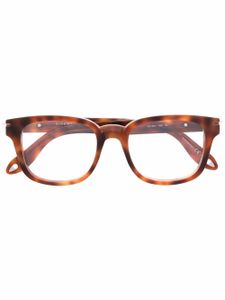 Givenchy Eyewear lunettes de soleil à effet écaille de tortue - Marron