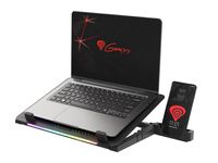 GENESIS Oxid 450 notebook cooling pad 39,6 cm (15.6 ) 2400 RPM Zwart - thumbnail