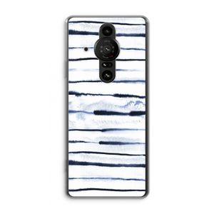 Ink Stripes: Sony Xperia Pro-I Transparant Hoesje