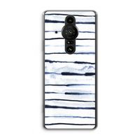 Ink Stripes: Sony Xperia Pro-I Transparant Hoesje