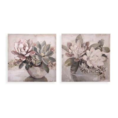 Schilderij Versa Blommor 2,5 x 40 x 40 cm