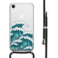 iPhone XR hoesje met koord - Wave
