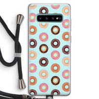 Donuts: Samsung Galaxy S10 Plus Transparant Hoesje met koord