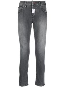 Philipp Plein jean skinny à taille basse - Gris