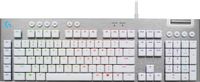 Logitech G G815 - Tactile - White toetsenbord USB AZERTY Frans Aluminium, Wit