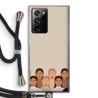 Girls girls girls: Samsung Galaxy Note 20 Ultra / Note 20 Ultra 5G Transparant Hoesje met koord
