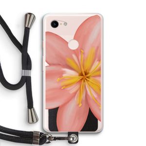 Pink Ellila Flower: Pixel 3 XL Transparant Hoesje met koord