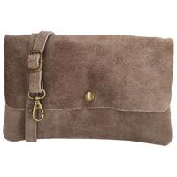 Charm London Suède Overslag Schoudertasje Mariëlle Taupe