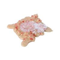 Nep braaksel - fopartikel - 10x8 cm - kots - smerig - Halloween