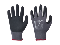 PARKSIDE Latex werkhandschoenen (Zwart/rood, 8)