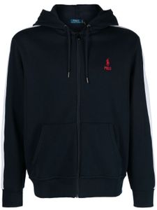 Polo Ralph Lauren hoodie à détail rayé - Bleu