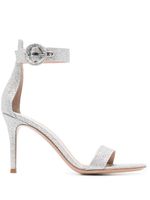 Gianvito Rossi sandales 90 mm à ornements - Argent