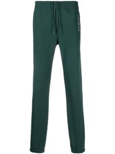 Saint Laurent pantalon de jogging à logo brodé - Vert