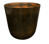 Pot Palermo marble brown D13 H12 - Ts