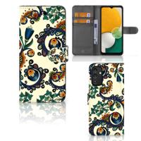 Wallet Case Samsung Galaxy A14 4G Barok Flower Wallet Case Samsung Galaxy A14 4G Barok Flower