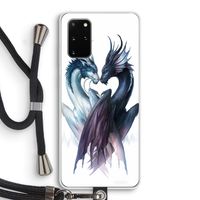 Yin Yang Dragons: Samsung Galaxy S20 Plus Transparant Hoesje met koord Yin Yang Dragons: Samsung Galaxy S20 Plus Transparant Hoesje met koord