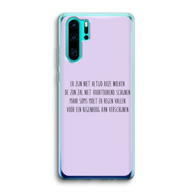 Regenboog: Huawei P30 Pro Transparant Hoesje