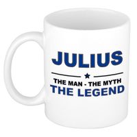 Naam cadeau mok/ beker Julius The man, The myth the legend 300 ml   - - thumbnail