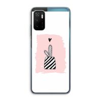 Zwart-wit cactus: Xiaomi Poco M3 Pro 5G Transparant Hoesje
