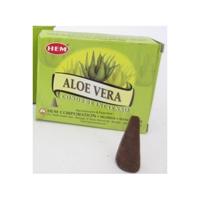 Wierook kegeltjes Aloe Vera - 10x st - huisgeur - ontspannende geur