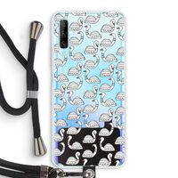 Zwanen: Huawei P Smart Pro Transparant Hoesje met koord
