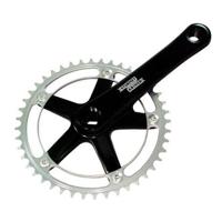 Sturmey Archer crankstel 46T zwart/zilver 170mm FCT66 (SA)