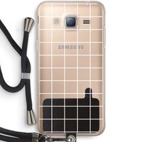 Rooster 2: Samsung Galaxy J3 (2016) Transparant Hoesje met koord