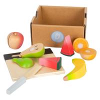 Small Foot - houten snij- en speeleten fruit set, 13dlg.