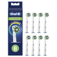 Oral-B opzetborstels CrossAction wit - 8 stuks - thumbnail