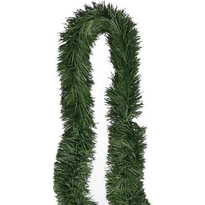 Dennenslinger - 1x - groen - 5 meter - kunststof - guirlande - kerstslinger - kerstversiering