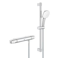 GROHE Grohtherm 1000 Comfortset - thermostatisch - HOH=15cm - zonder koppeling - 60cm - chroom 34819005