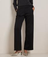 uni wide fit broek met naad