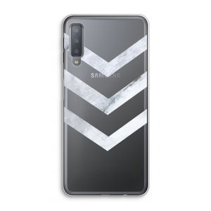 Marmeren pijlen: Samsung Galaxy A7 (2018) Transparant Hoesje