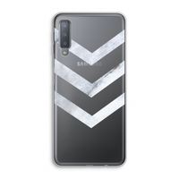 Marmeren pijlen: Samsung Galaxy A7 (2018) Transparant Hoesje