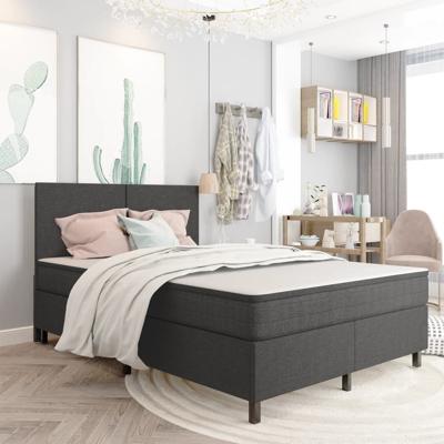 Boxspringframe stof grijs 180x200 cm