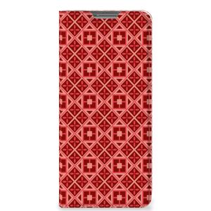 OPPO Find X5 Hoesje met Magneet Batik Rood