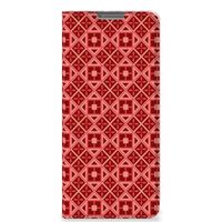 OPPO Find X5 Hoesje met Magneet Batik Rood - thumbnail