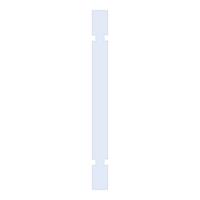 BRAUER Wand 30 helder glas tweezijdige uitsparingen