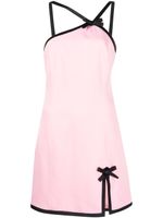 MSGM robe courte à fines bretelles - Rose