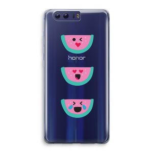 Smiley watermeloen: Honor 9 Transparant Hoesje