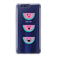 Smiley watermeloen: Honor 9 Transparant Hoesje