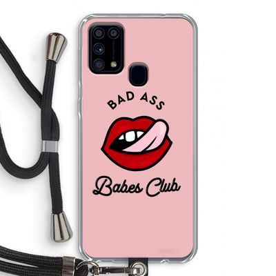 Badass Babes Club: Samsung Galaxy M31 Transparant Hoesje met koord