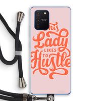 Hustle Lady: Samsung Galaxy Note 10 Lite Transparant Hoesje met koord