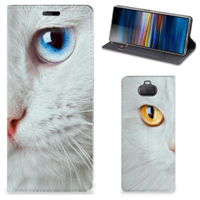 Sony Xperia 10 | Hoesje maken | Witte Kat