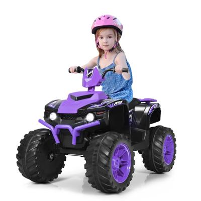 12V Elektrische Kinder Quad ATV Rijden op Auto op Batterijen Aangedreven 4 Wielen ATV voor Kinderen Vanaf 3 Jaar