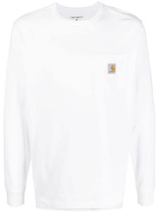 Carhartt WIP t-shirt à patch logo poitrine - Blanc